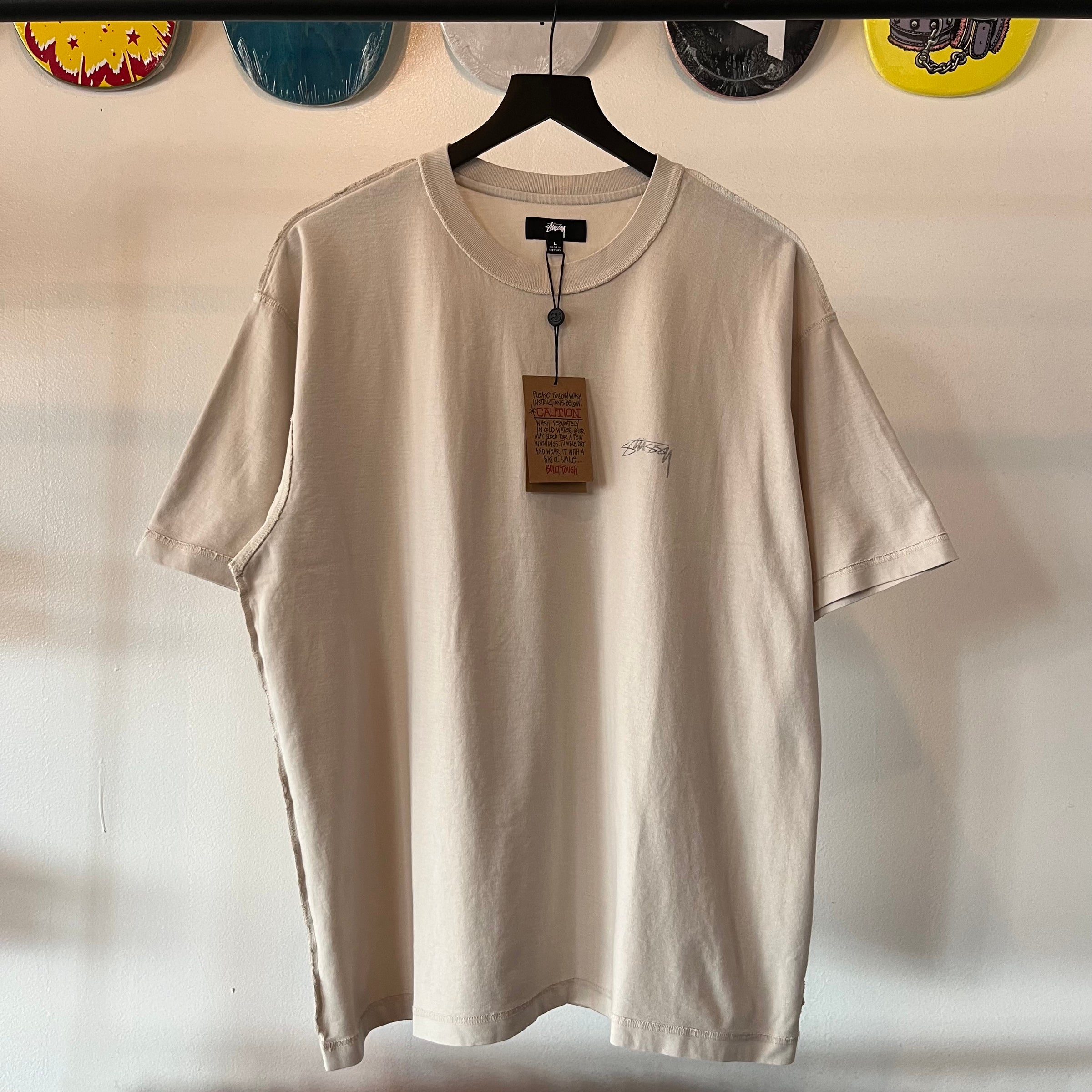 Stussy Lazy Tee Bone | Full Court Online
