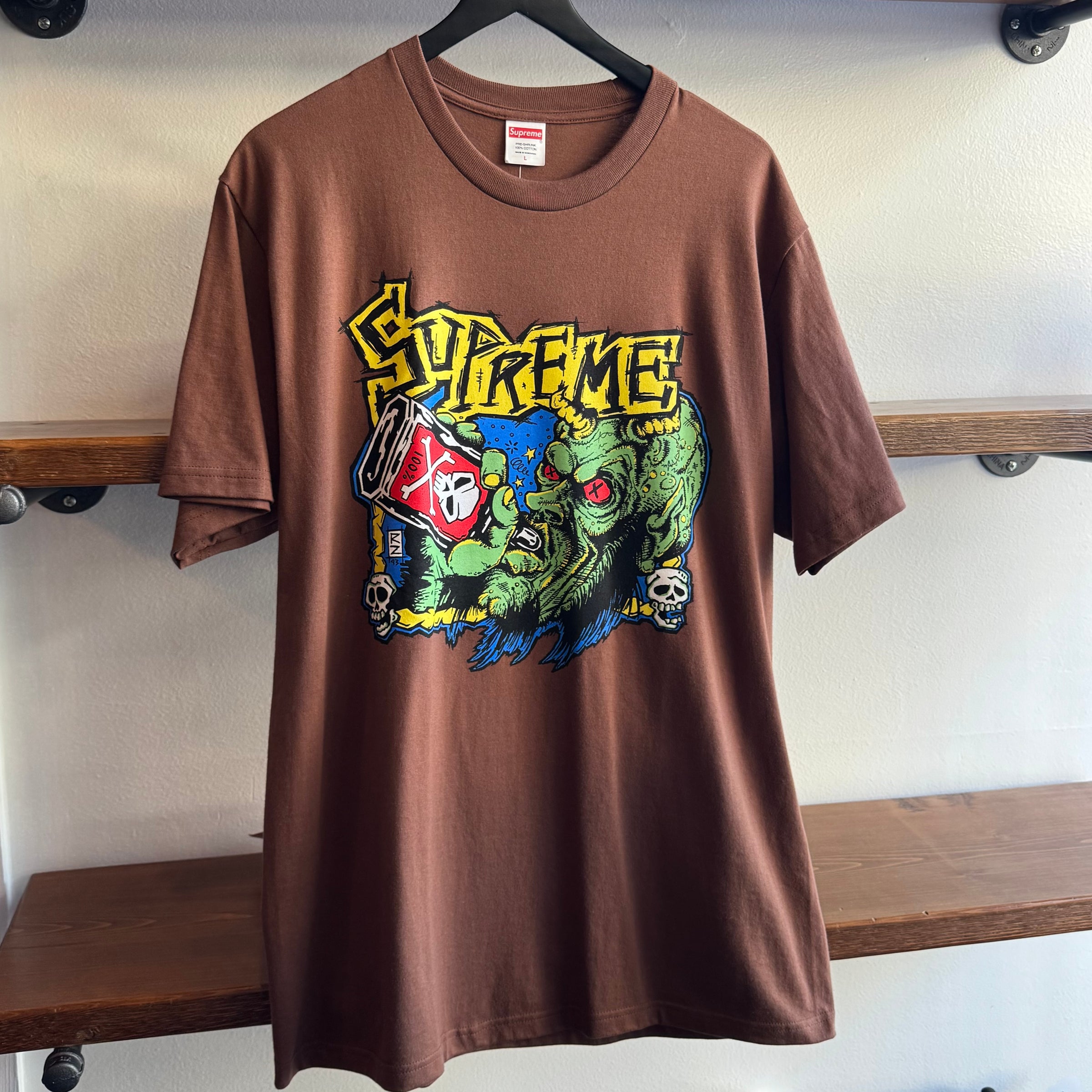 Supreme Rob Zombie Tee Brown | Full Court Online