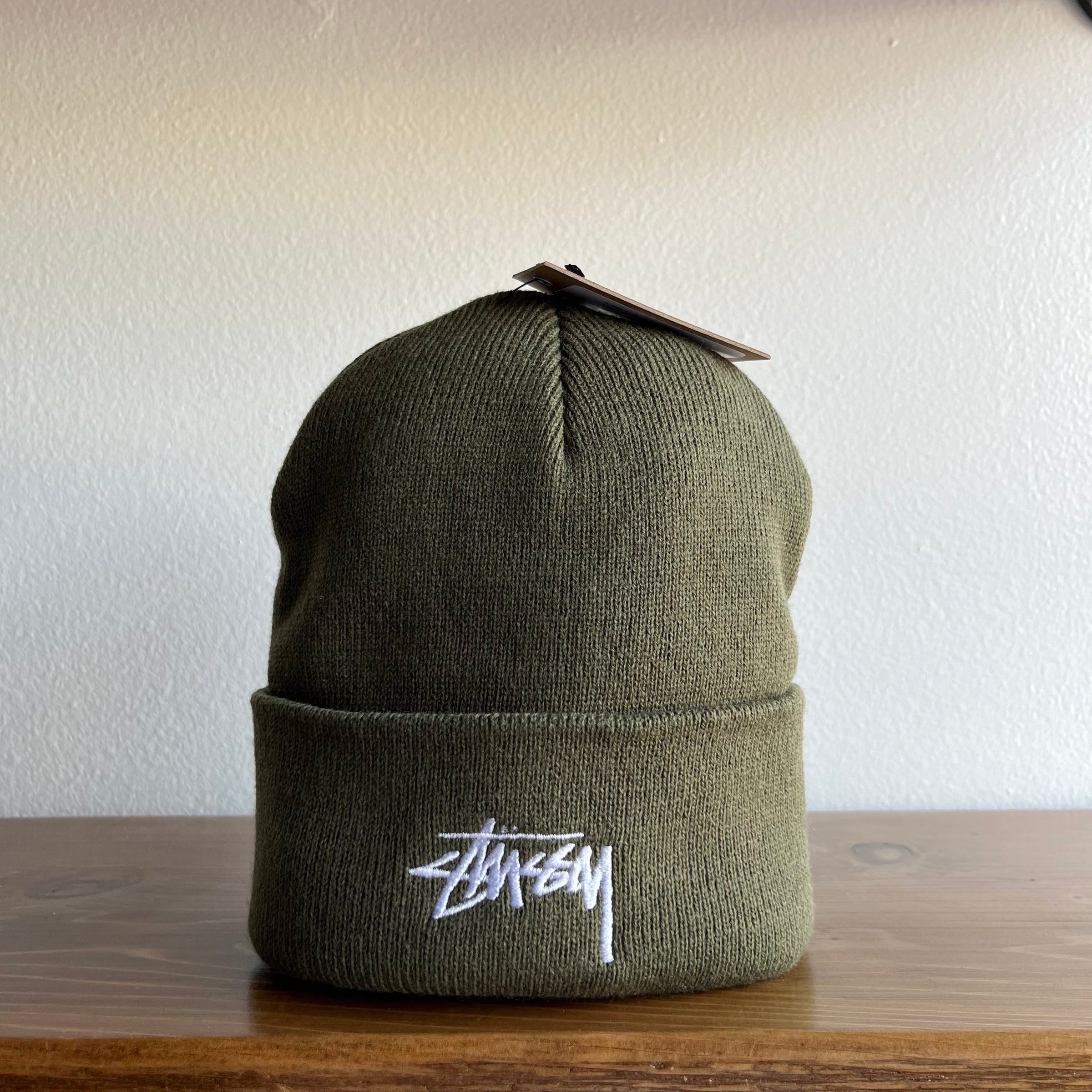 stussy grey beanie